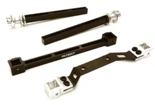 Integy C27863SILVER Body Mount Extended Rear Body Mount & Post Set Stampede 4x4