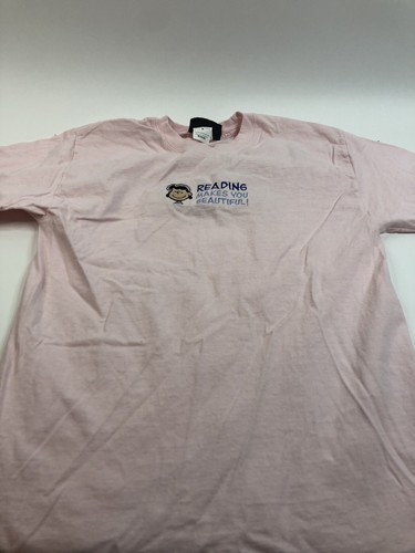 Pink Lucy Peanuts T Shirt Size Med Read 