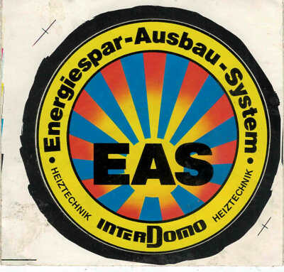 EAS Energie-Ausbau-System InterDomo - Aufkleber 12 x 11,5 cm