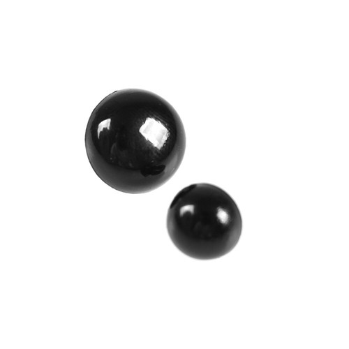 50x Plástico Negro Botón Redondo para Ojos de Muñeca Costura Animal Juguete Accesorios - Imagen 3 de 13