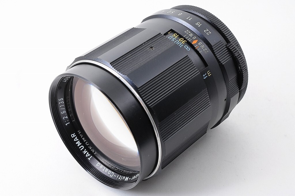 NEAR MINT+】PENTAX Super Multi Coated TAKUMAR 135mm F/2.5 MF
