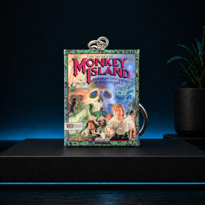 The Secret of Monkey Island Mini Big Box Keychain | Schlüsselanhänger Geschenk