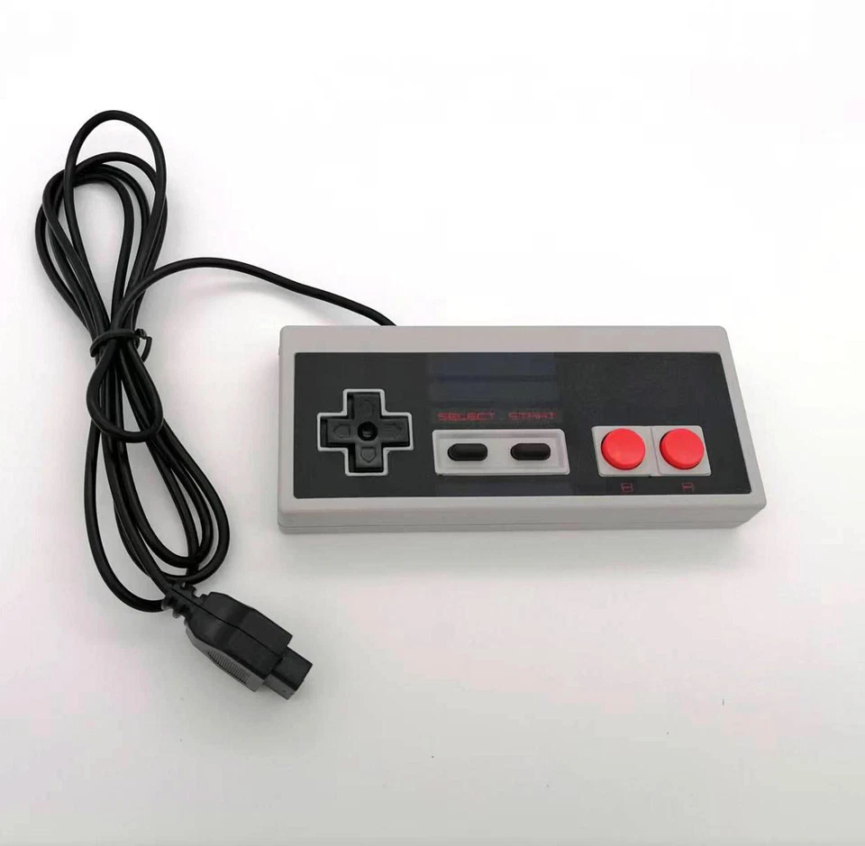 2x Controlador NES para Nintendo NES-004 Consola Original Vintage Gamepad con Cable EE. UU. Foto 4 de 4