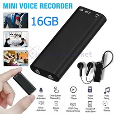 HD Hidden Mini Spy Audio Voice Recorder Voice Listening Device Bug Recording 16G