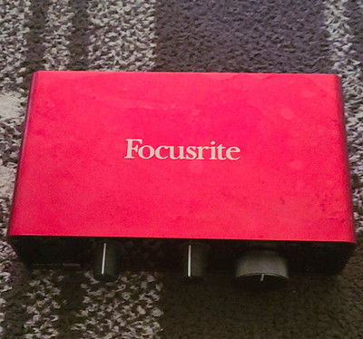 Focusrite Scarlett Solo USB Audio Interface 2-Ch 1 Mic, 48V (CHECK DESCRIPTION)