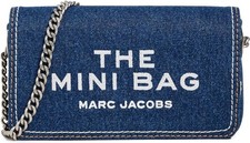 Marc Jacobs The Denim Chain Mini Bag Dark Wash Canvas Small 2F4SMN010S03-473