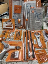 Massive Fiskars Lot Rotary Blade Scissors Knife Drill Cutter 22 Items