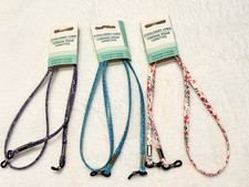 Set of 3 Greenbrier International Colirful Eyeglass Cords -NWT
