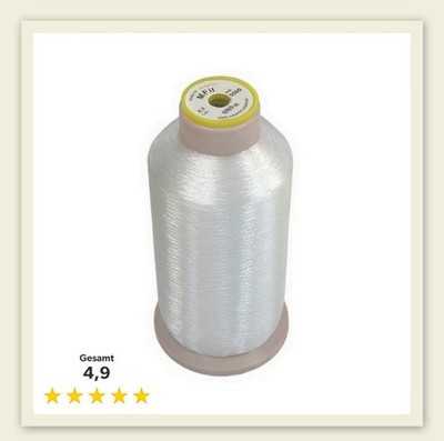 Nähfaden transparent 0,08/0,10/0,12/mm monofil Nähgarn durchsichtig  Nylon