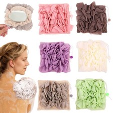 6 Packs Wash Cloth Loofah for Bar Soap, 2 in 1 Loofah Sponge Washcloth Combo ...