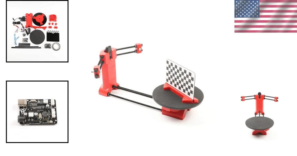 Kit completo de escáner 3D hágalo usted mismo con piezas moldeadas por inyección - Alta precisión Foto 2 de 4