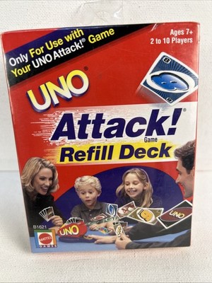 UNO Attack Refill Deck NEW Sealed Cards   Mattel   Only for Use with UNO Attack