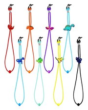 8 PCS Kids Glasses Strap Dinosaur Anti-slip Eyeglass Straps Adjuster Stretchy...