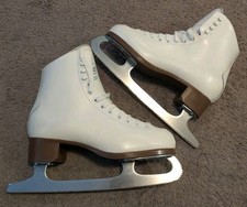 Jackson Glacier 520 Figure Skating Ice Skates White Women's 7