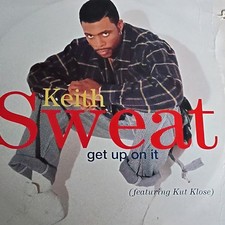 Keith Sweat Get Up On It Vinyl Record Single Elektra Label R&B & Soul