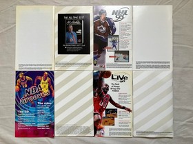Lote de 8 discos Sega Saturn EA Sports Madden NHL NBA Live FIFA NASCAR PGA 97 98