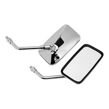 BLACK PAIR REAR VIEW MIRRORS LEFT & RIGHT FOR DAELIM VL125 DAYSTAR CLASSIC 00-20