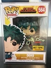 Funko Pop! My Hero Academia - Deku 564 - Signed Justin Briner Hot Topic Midoriya