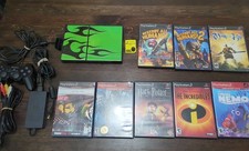 Sony PlayStation 2 Slim Console - Black w/ 8 games and 8MB memory card