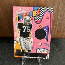 Howie Long - 2025 DONRUSS Elite - THROWBACK THREADS Relic Raiders /499