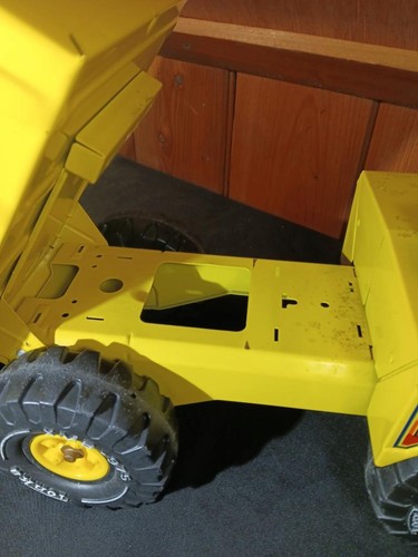 Vintage 19" Tonka Turbo Diesel Dump Truck Yellow XMB-975 Very Good Condition T5 - Picture 8 of 12