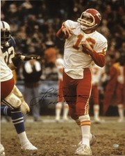 Len Dawson Kansas City Chiefs Signed 16x20 Photo MM COA