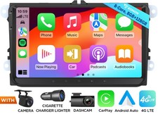 8+128GB 9" für VW Passat Golf Jetta Autoradio CarPlay Android Auto Navi Radio 4G