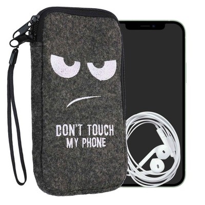 Handytasche Filz Sleeve Smartphone L - 6,5'' Handy Tasche Schutztasche Cover Case