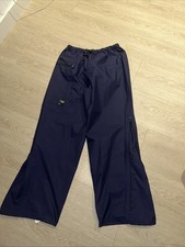Sprayway Hydro dry Navy Blue Waterproof Walk Hike Trousers 30-32W  30L