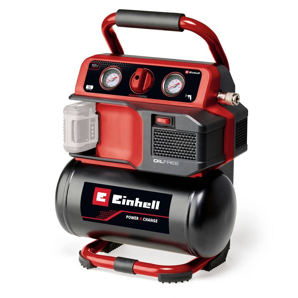 Compresseur 8 bar Einhell TE-AC 18/75 Li OF-Solo compact et sans huile