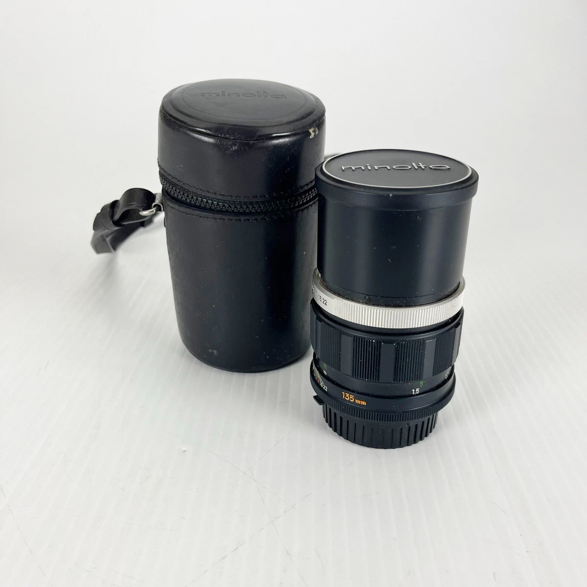 Preços baixos em 135mm Minolta Rokkor PF Focal lentes de câmera de