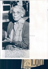 1964 Photo Press Mrs Amos Alonzo Stagg Wife Football Coach Stockton CA Smile