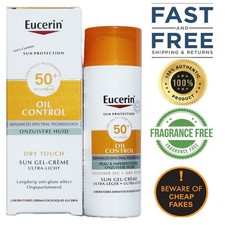 Eucerin Oil Control Dry Touch Sun Gel Cream Ultra Light Acne Skin SPF50 50ml