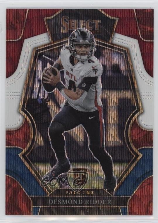 2022 Select Premier Level Tri-Color Prizm /199 Desmond Ridder #104 Rookie RC p8v