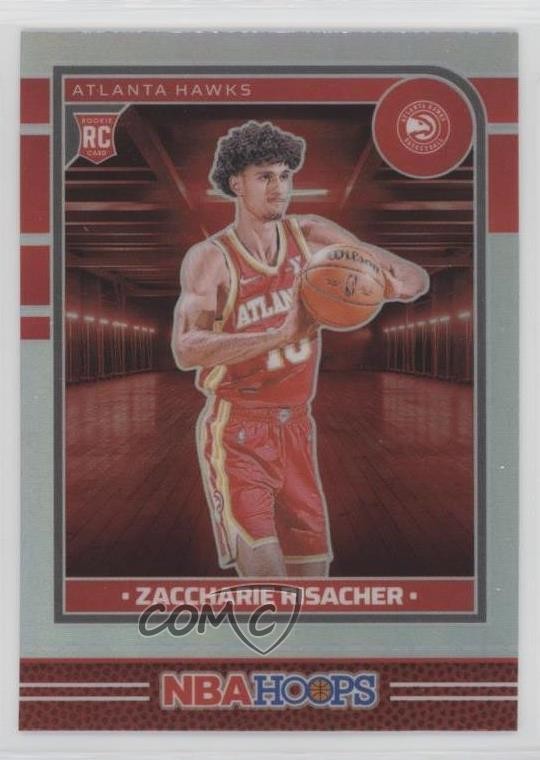 2024 Panini NBA Hoops Rookies Premium Silver Prizm Zaccharie Risacher #231 0o69