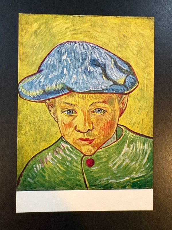 Postcard - Vincent Van Gogh, Camille Roulin, Museum Amsterdam 6 x 4