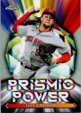 2021 Topps Chrome Prismic Power Baseball-Luis Castillo #PP14 Cincinnati Reds