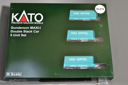 95016 Escala N KATO GUNDERSON MAXI 1 COCHES APILABLES | Zustand: Used