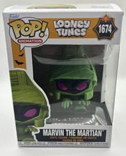 Funko Pop! Figura Vinilo Looney Tunes Halloween #1674 Marvin la Momia Marciana
