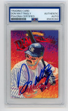 1994 DIAMOND KINGS DON MATTINGLY YANKEES AUTOGRAPHED SIGNED BASEBALL CARD PSA