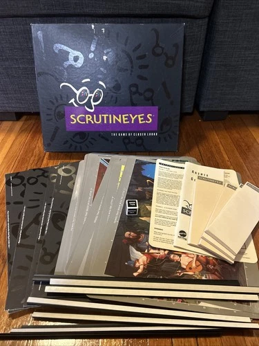 Scrutineyes Board Game Vintage Mattel 1992 The Game Of Closer Looks