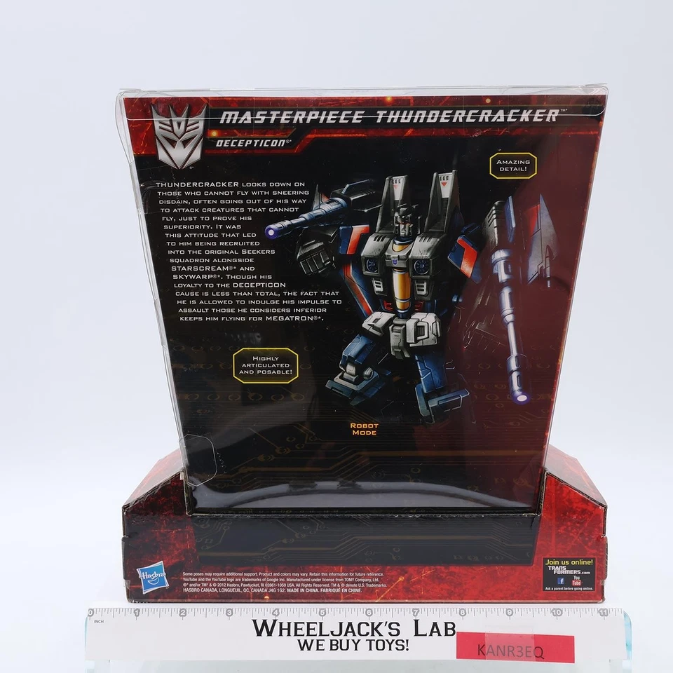 Masterpiece Thundercracker Transformers Masterpiece 2012 Hasbro NEW SEALED - Image 3 of 4