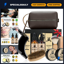 Ultimate Beard Grooming Kit for Men - 9 Pcs Beard Care Set, Perfect Father's Day