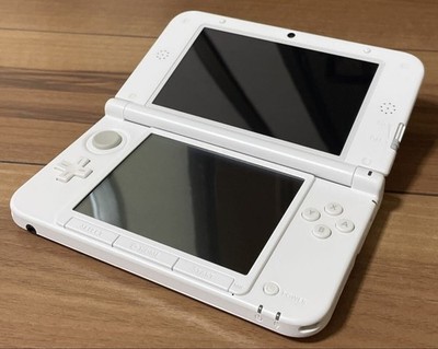 USED Japanese Nintendo 3DS XL LL PINK WHITE SPR-001 only console