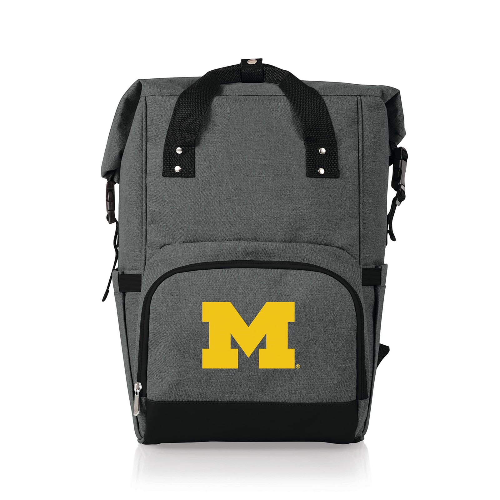 NCAA Michigan Wolverines OTG Roll-Top Cooler Backpack, Hikin