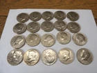 Bicentennial Half Dollar Roll 20 Circulated  1776 - 1976 Kennedy D Mints/No Mark