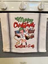 National Lampoon CHRISTMAS VACATION SHITTER'S FULL   Kitchen Towel