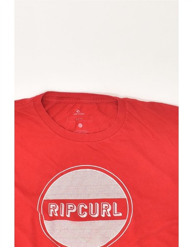 Camiseta Top RIP CURL Niños Gráfico 13-14 Años Grande Rojo Algodón AY17 - Imagen 3 de 3