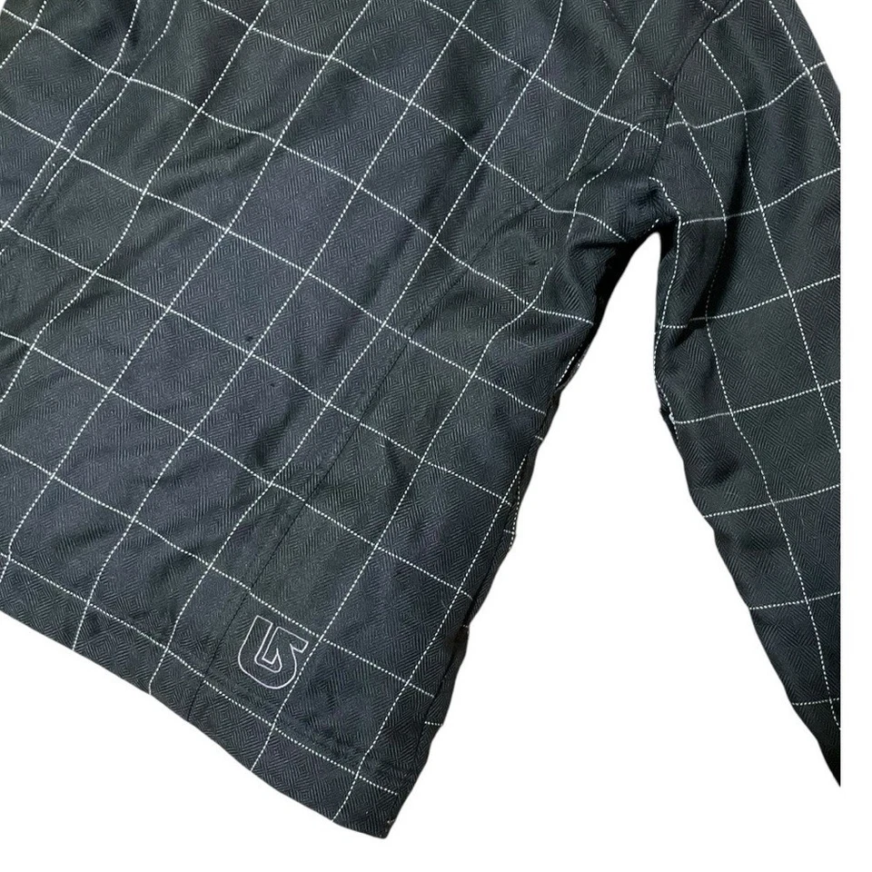 BURTON Women's DryRide Black Faux Fur Lined Plaid Dream Jacket Coat Sz M. - Image 4 of 4