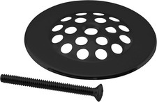Westbrass Gerber Style Bee-HiveTub Strainer Grid with Screw, Matte Black